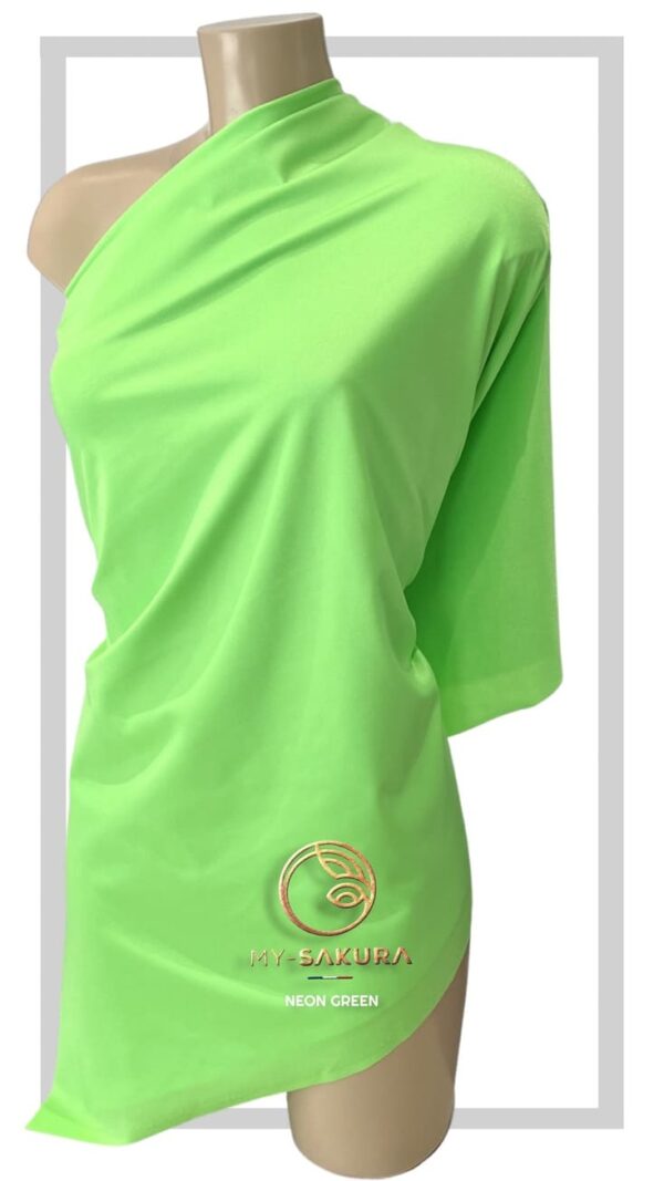 Tissu uni - Neon green