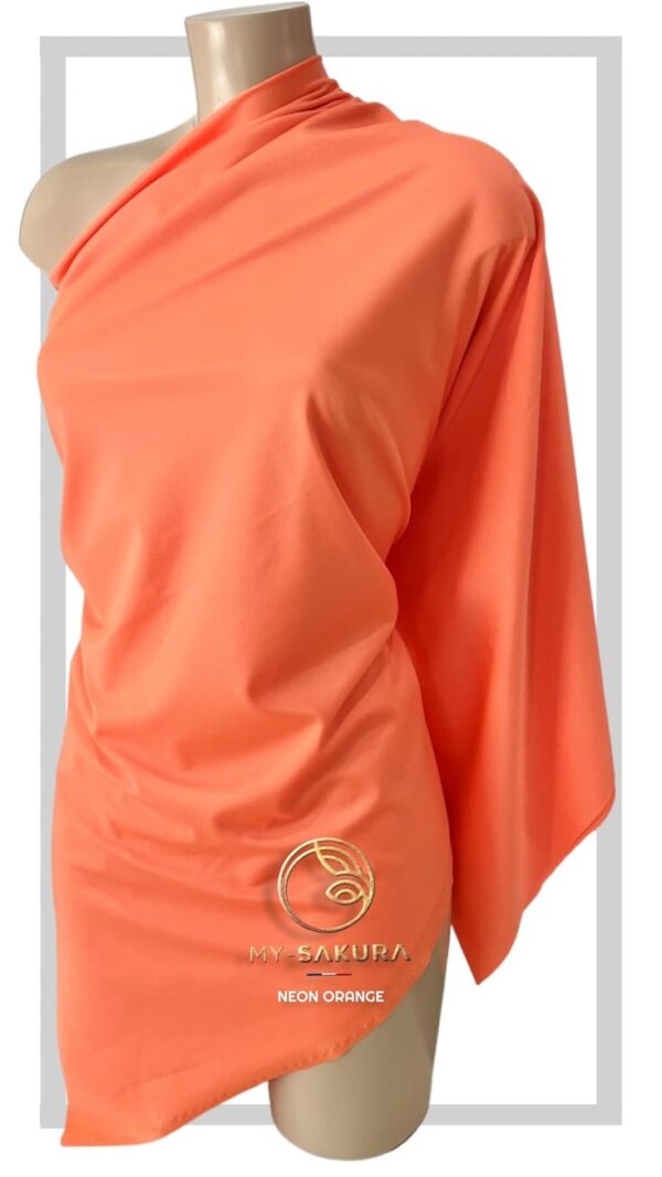 Tissu uni - Neon orange