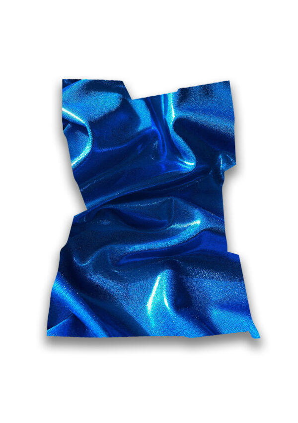 Lycra shiny bleu roi