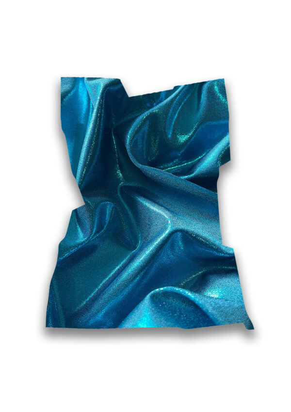 Lycra shiny bleu