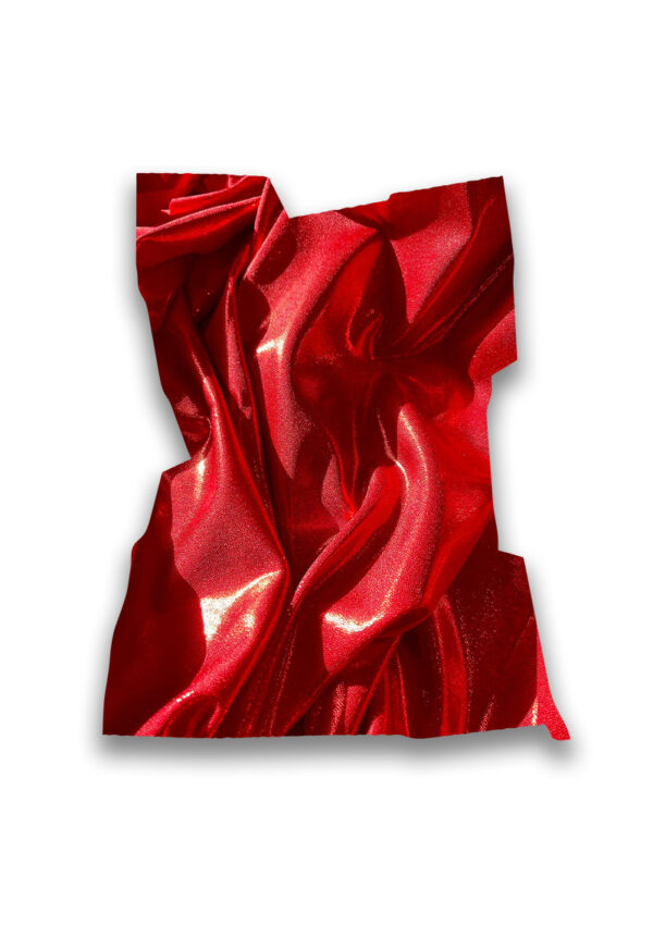 Lycra shiny rouge