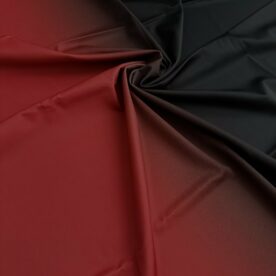 Lycra dégradé Viva Magenta / Black – 90 x 150