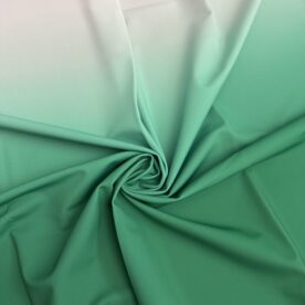 Lycra dégradé White / Vert – 90 x 110