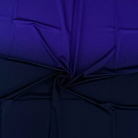 Lycra dégradé effet neige Bleu Roi / Black – 69 x 108 / 73 x 108