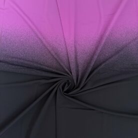 Lycra dégradé effet neige Pastel Purple / Black – 95 x 150