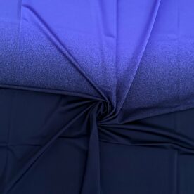 Lycra dégradé effet neige Romantica / Black – 73 x 108