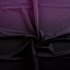 Lycra dégradé effet neige Deep Purple / Black – 72 x 105