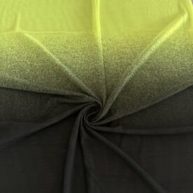 Voile dégradé Neon Yellow / Black – 72 x 110