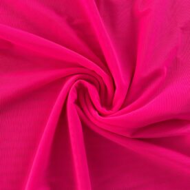 Voile uni Rose Fluo – 100 x 150